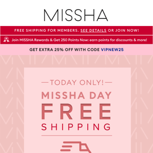 FREE SHIPPING All Day Today 🥳