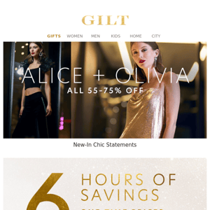 New alice + olivia All 55 – 75% Off | 6 Hours of Savings: One-Time Prices