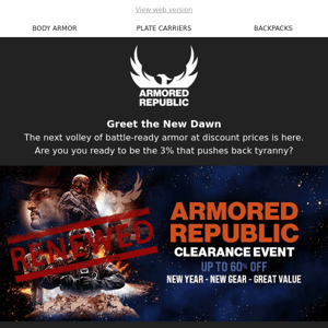 🚀 Clearance Event: New Side Armor Deals Incoming