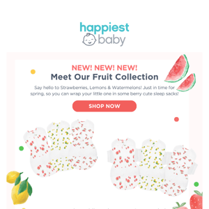 🆕 Meet Our Fruit Collection 🍉🍋🍓