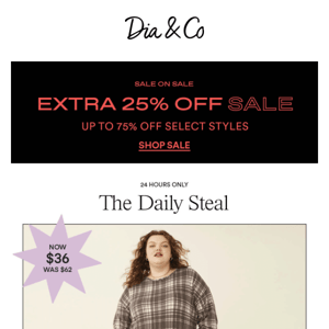 75% Off Sale + A $36 Sweater Dress!