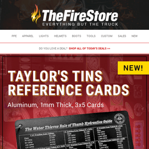 New Taylor Tin's Aluminum Cards