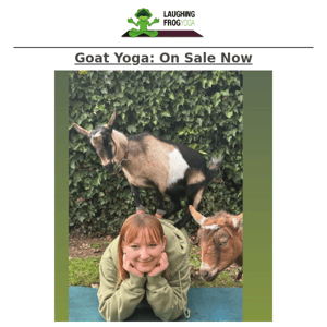 Yoga with a Twist: Goats & Pups Edition!🐐🐶