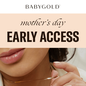 LAST CHANCE ❤️ Mother's Day Sale Early Access