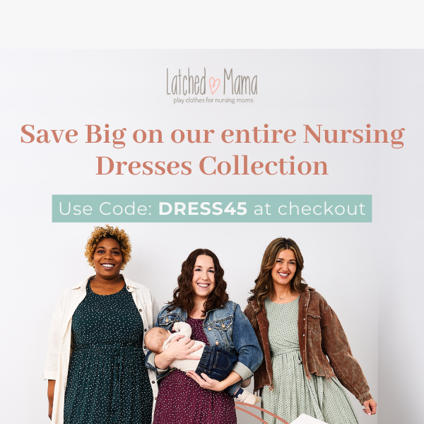 👗 Save Big on Stylish Nursing Dresses Collection