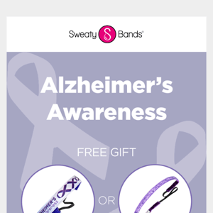 It's World Alzheimer's Day 💜 Free Band with Purchase of 34.99