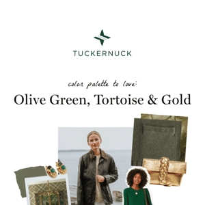 Color Crush: Olive Green, Tortoise & Gold