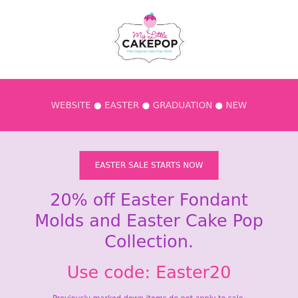 Easter Sale Starts Now!