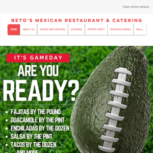 🏈 "Score Big with Our Game Day Menu for the Playoffs! 🌮🏆