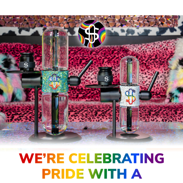Take a look at the new bedazzled Gravity Hookahs