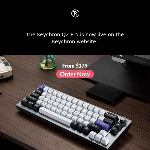 The Keychron Q2 Pro QMK Wireless Custom Mechanical Keyboard Is Now