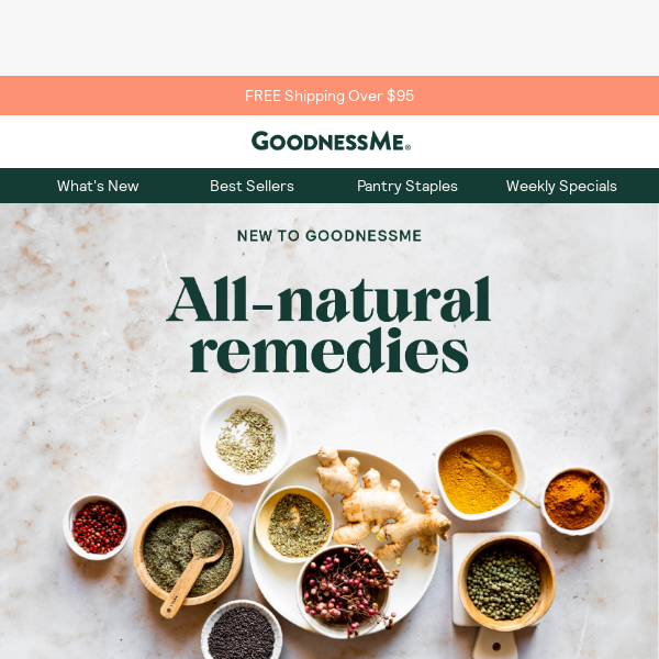 NEW: All Natural Remedies