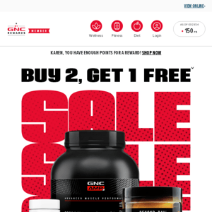 Get excited: The GNC Brands Sale is bringing greatness!