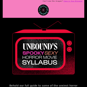 Our spooky-sexy horror movie syllabus