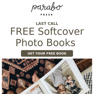 Don't miss out on your free Photo Book