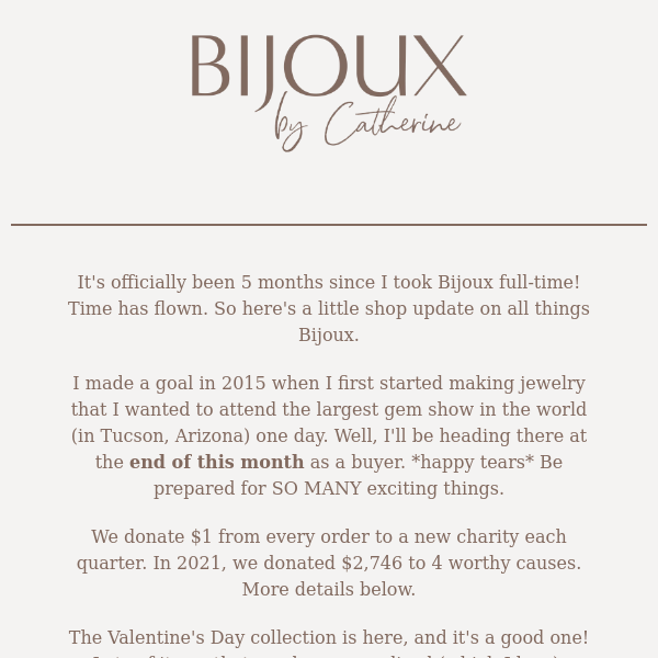 Bijoux By Catherine - Latest Emails, Sales & Deals