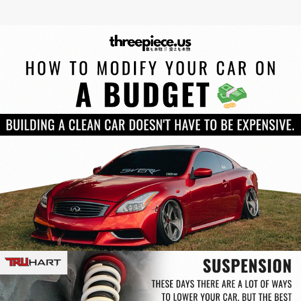 How To Modify Your Car On A Budget 💸