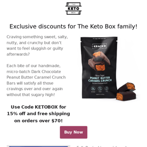 Exclusive Coupons To Top Rated Keto Snacks!