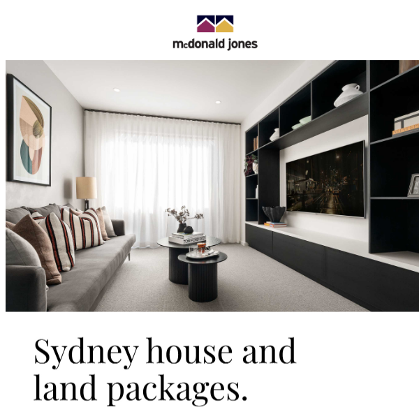 Explore our latest Sydney house & land packages