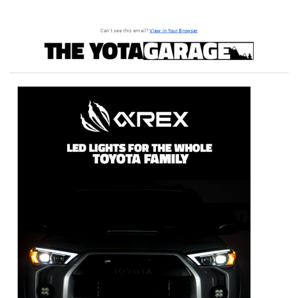 AlphaRex | Lighting The Whole Toyota Family!