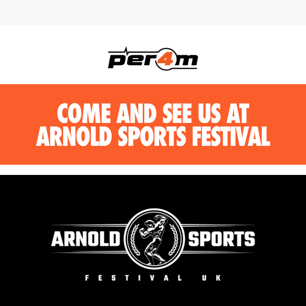 We're Exhibiting at Arnold Sports Festival!💪🏻