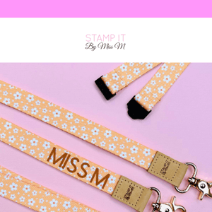 Obsessed with our latest range of personalised lanyards.