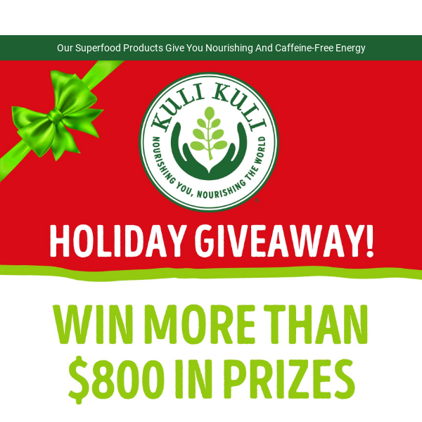 Win Over $800 In Prizes For The Holidays 🎁