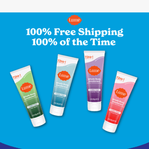 Freshen up with free shipping 🧼