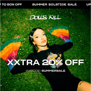 Extra 20% Off TODAY!