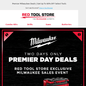 Milwaukee DEAL DAYS - 48hrs Only - Unbeatable Markdowns