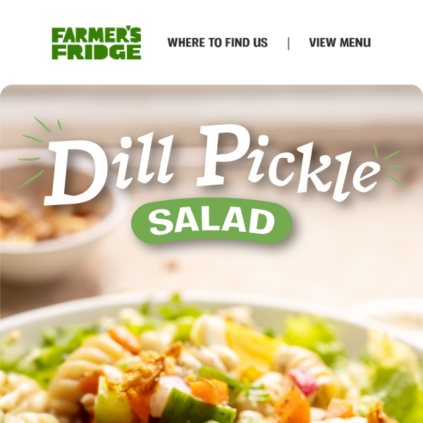 NEW Dill Pickle Salad