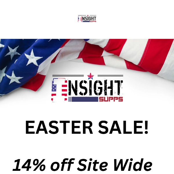 EASTER SALE! 14% OFF SITE WIDE