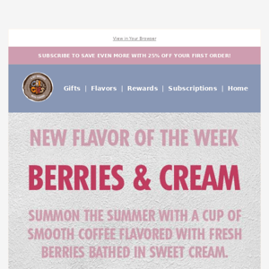 Enjoy Luscious Berries & Cream at 15% OFF Today!