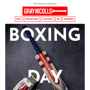 🏏 Boxing Day Sale!