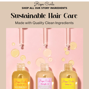 Nourish Your Curls with Clean Ingredients 🌱🌎