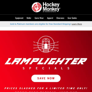 This is it! Final day to save during our Lamplighter Specials