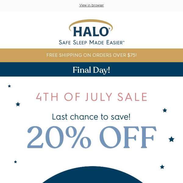 20% off - Last chance!