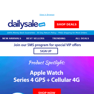 $99 Apple Watch Series 4 GPS + Cellular 4G