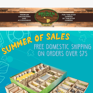Summer of Sales: Free Shipping!