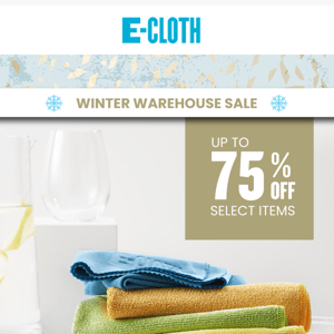 Last Day for Winter Warehouse Sale!