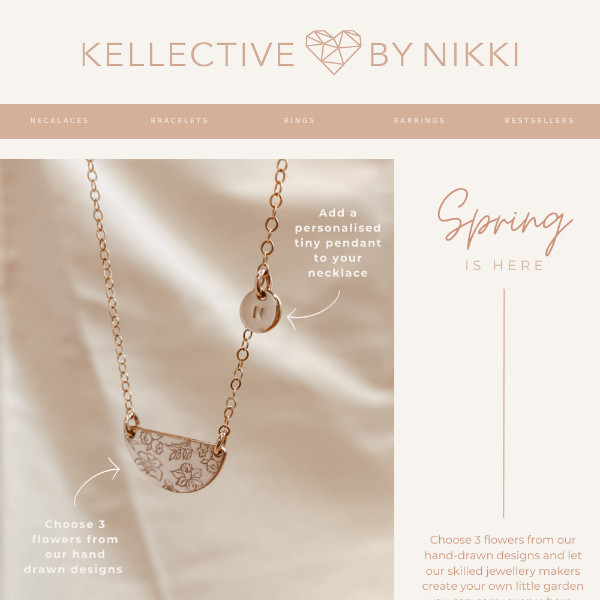 Spring is here.. So is our NEW Necklace! 💐🌷🌻