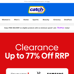 ✂️ Top CLEARANCE Deals: Up to 77% off