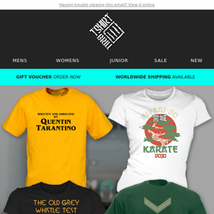 TV & Film T-Shirts; Exclusive Designs!