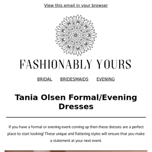 Tania Olsen Formal/Evening dresses