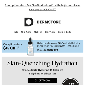 Last chance to get your $41 SkinCeuticals gift