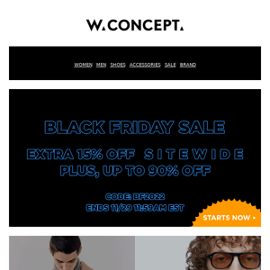 Black Friday: Top Brands - Up to 90% Off + Extra 15% Off SITEWIDE⚡