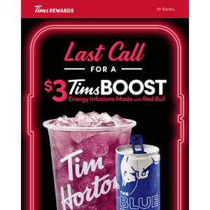 Tim Hortons launches line of Red Bull drinks