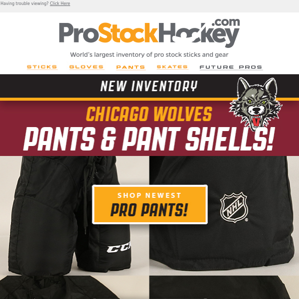 Pro Stock CCM PP10 Hockey Pant Shell Minnesota Wild Reverse Retro North  Stars Large