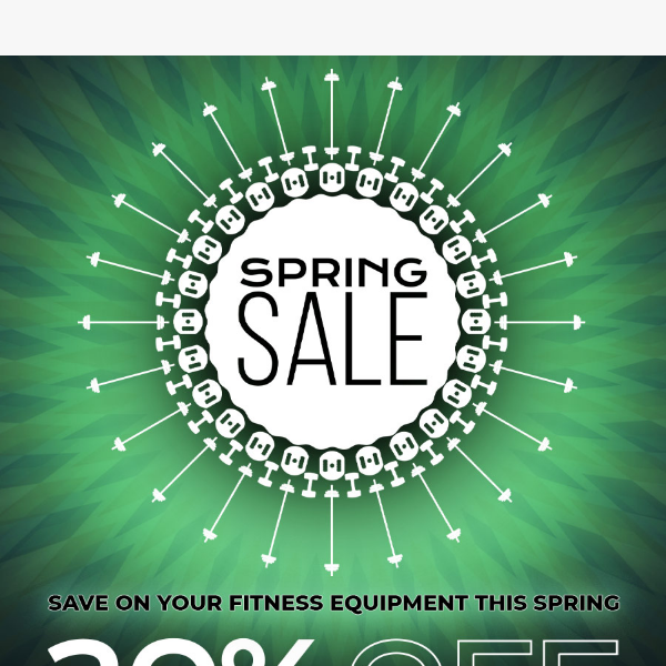 Spring into Shape: 20% Off Fitness Products