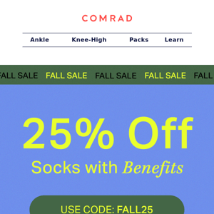 🚨 Celebrate Fall by Taking 25% Off Sitewide